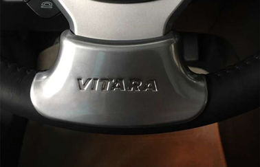 良い価格 スズキ・ヴィタラ 2015 クロム化自動車内装用品 ステアリング・ホイール ガーニッシュ オンライン