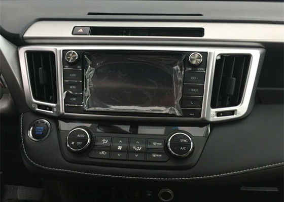 良い価格 トヨタ RAV4 2016用のクロム化インテリア装飾部品スクリーンとエアベント鋳造 オンライン