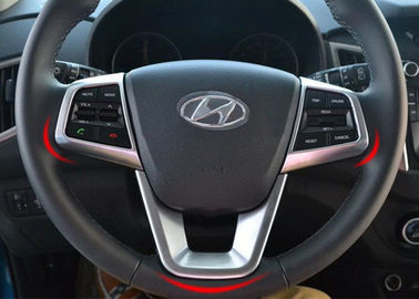 良い価格 自動車インテリア トリムパーツ クロムステアリングホイール ガーニッシュ 2014 Hyundai IX25 オンライン