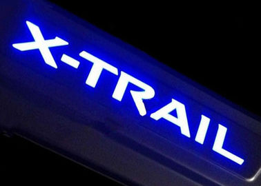 良い価格 LEDライト 照明 ドアシート NISSAN X-TRAIL 2014 サイド ドア スカフプレート オンライン