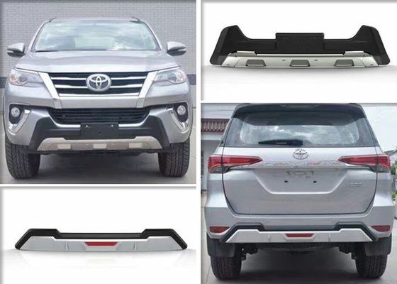 良い価格 TOYOTA New Fortuner 2016 2017 アクセサリー フロント バンパーガードとリアガード オンライン
