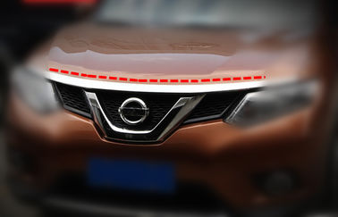 良い価格 NISSAN X-TRAIL 2014 オートボディ トリム パーツ ABS クロームドボット トリム ストライプ オンライン