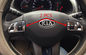 カスタム・オート・インテリア・トリム・パーツ クロム・ABS ステアリング・ホイール トリム サプライヤー