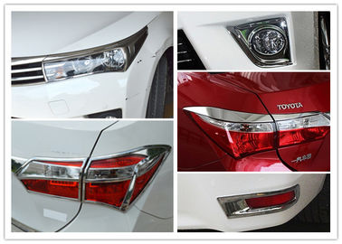 良い価格 COROLLA 2014 クロム化車ヘッドライト 尾灯 装飾 霧灯 ベゼル オンライン
