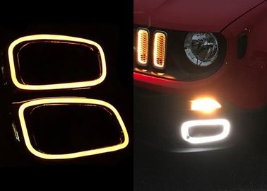 良い価格 JEEP Renegade 2016 2017 向け LED 日間ランニングライト付き霧灯フレーム オンライン
