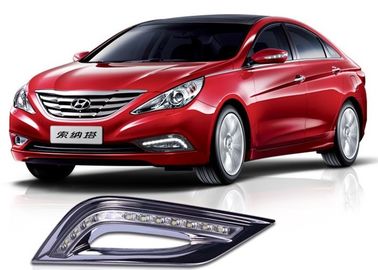 良い価格 ハインダイニューソナタ8 2010 2011 2012 LED昼間ランニングライト 霧ランプフレーム オンライン