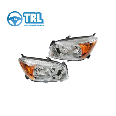 良い価格 8113042300 トヨタ Rav4 クロムフロントヘッドライトランプ オリジナルサイズ OEM 8113042420 オンライン