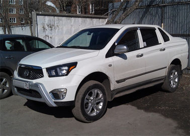 良い価格 スライバーABSカーバンパーガード Ssangyong Actyon Korando Sport 2012 オンライン