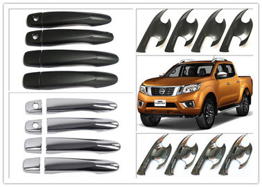 良い価格 NISSAN NAVARA NP300 2015 フロンティア サイドドア ハンドルの挿入とカバー 黒とクロム オンライン