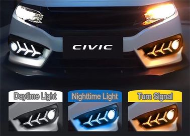 良い価格 ランボルギーニ スタイルのユニバーサル 霧灯 バンパーの LEDライト ホンダ ニュー シビック 2016 2018 オンライン
