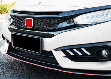 良い価格 改造された黒色自動車用スペアパーツ ホンダニューシビック 2016年 2018年 オートフロントグリル工場 オンライン