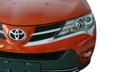 良い価格 トヨタ RAV4 2013用の耐久性のあるクロムヘッドライトベーゼル,ヘッドランプ 下のガリネス オンライン
