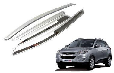良い価格 クロム・サンス・バイザーズ エントシェード IX35 2009-2013 Hyundai New Tucson レイン・ウィンドウガード オンライン