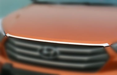 良い価格 ABS クロム オートボディ トリム パーツ  Hyundai IX25 2014 ボンネット トリム ストライプ オンライン