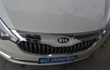 良い価格 ABS クロム カーソリー トリム パーツ KIA K3 2013 2015 ボンネット トリム ストライプ オンライン
